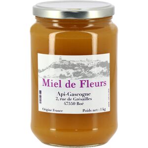 Miel de Fleurs 1kg Api Gascogne Origine France