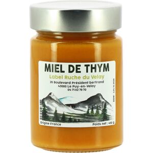 Label Ruche du Velay Miel de Thym 450g Label Ruche Origine France