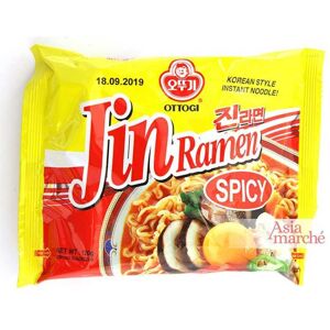 Asia Marché Soupe épicée de nouilles Jin Ramyon 120g Ottogi Lot de 10