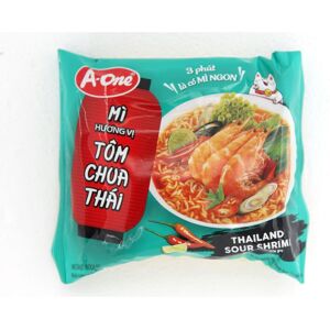 Asia Marché Soupe de nouilles à la crevette piquante 85g A-One Lot de 30