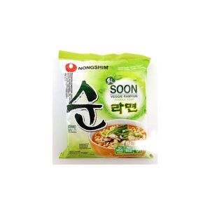 Asia Marché Soupe de nouilles SOON Végan 112g Nongshim Lot de 30