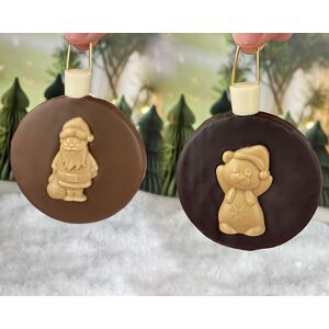 Cadeaux.com Boule de Noël personnalisée en chocolat