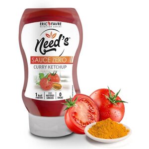 Need's Sauces Zero Cooking - Curry Ketchup - 350ml - Eric Favre Lot de 2