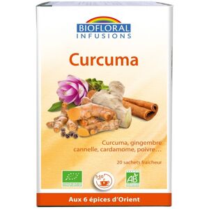 France Herboristerie Infusion Curcuma Bio - Infusions aux Fleurs de Bach - BIOFLORAL