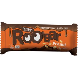 Smart Organic BIO Roobar barre végétalienne – cacahuètes & chocolat, 30 g