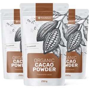 FutuNatura 3x Cacao en poudre BIO, ensemble 750 g