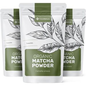 FutuNatura 3x Matcha en poudre BIO, ensemble 300 g