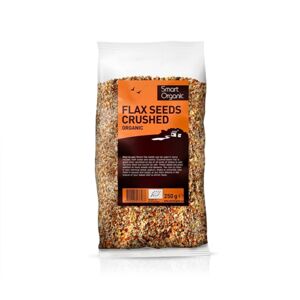 Smart Organic Graines de lin, brunes, concassées - BIO, 250 g