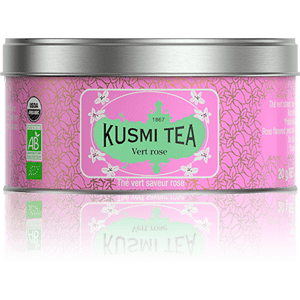 Vert rose - The vert saveur rose - Boite a the en vrac - Kusmi Tea