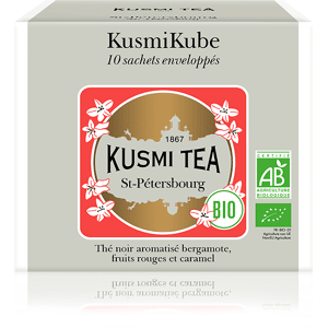 KUSMI TEA St-Pétersbourg - Thé noir aromatisé bergamote, fruits rouges et caramel - Sachets de thé - Kusmi Tea