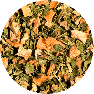 Green Mix (Infusion bio) - Infusion de legumes et de fruits aromatisee poire - The en vrac - Kusmi Tea