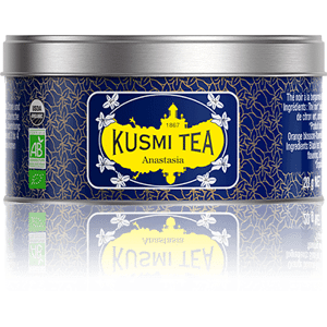 KUSMI TEA Anastasia - Thé noir earl grey, citron - Boîte de thé en vrac - Kusmi Tea