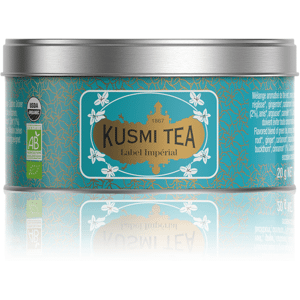 KUSMI TEA Label Imperial - Mélange aromatisé de thé vert, agrumes et épices - Boite à thé en vrac - Kusmi Tea