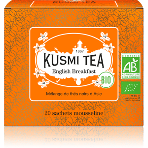 KUSMI TEA English Breakfast - Thé noir de Ceylan, Assam - Sachets de thé - Kusmi Tea