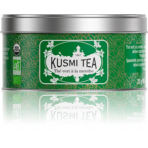 KUSMI TEA Thé vert à la menthe - Thé vert à la menthe - Boite à thé en vrac - Kusmi Tea