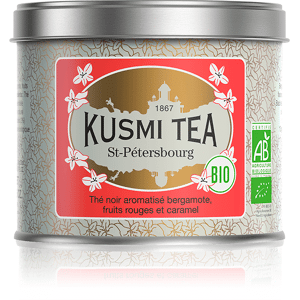 KUSMI TEA St-Pétersbourg - Thé noir aromatisé bergamote, fruits rouges et caramel - Kusmi Tea