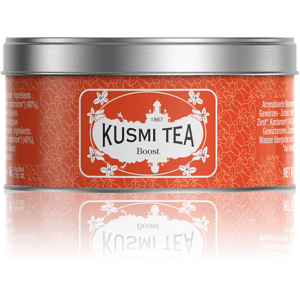 KUSMI TEA Boost - Mélange aromatisé de maté, thé vert et épices - Boite à thé en vrac - Kusmi Tea