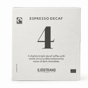 Sjostrand - 100 capsules Espresso décaféiné n°4 - SJÖSTRAND COFFEE - Pérou - Publicité
