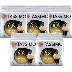 L'Or Espresso - Pack Dosettes Tassimo L'OR Café long Classique - 5x16 T-disc - Publicité