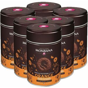 Monbana Lot de 6 Chocolats en poudre aromatisés Orange 6x250g - Monbana - 250.0000 - Publicité