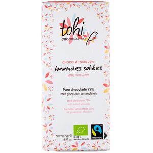 Tohi Tablette Chocolat Noir 74% Cacao Bio Aux Amandes Salées 70g - Tohi - Publicité