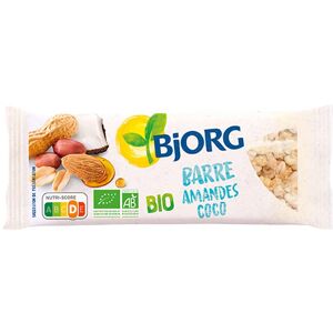 Bjorg - Barre amandes et coco rhd Bio 25g x30 - BJORG - Publicité