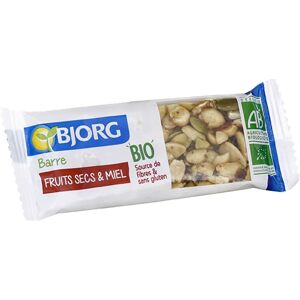 Bjorg - Barre aux cacahuètes, fruits secs, miel rhd Bio 25g x30 - BJORG - Publicité