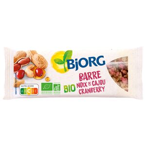 Bjorg - Barre noix cajou cranberry rhd Bio 25g x 30 - BJORG - Publicité