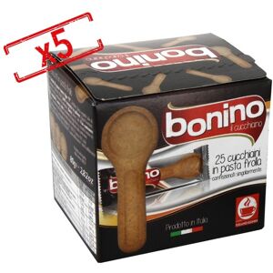 Caffè Bonini - chocolat - 5 boîtes de 25 Cuillères gâteaux - BONINO - Publicité