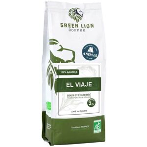 Green Lion Coffee 250 g café en grain bio - El Viaje - Anemos - GREEN LION COFFEE - Café Bio - Publicité