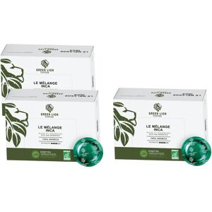 Green Lion Coffee - 150 dosettes (100 + 50 offertes) compatibles Nespresso® pro Le Mélange Inca Office Pads Bio - GREEN LION COFFEE - Publicité