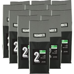 Number Café En Grains Bio - 100% Arabica N°2 Red Coffee - 12x1kg - Number - Publicité