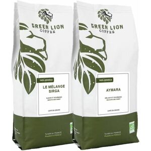 Green Lion Coffee Lot découverte Green Lion Coffee 2x1kg - Café Bio - Publicité