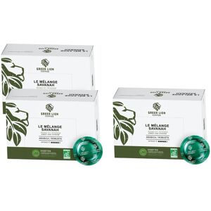 Green Lion Coffee - 150 dosettes (100 pads + 50 offertes) compatibles Nespresso® pro Le Mélange Savanah Office Pads Bio - GREEN LION COFFEE - Publicité