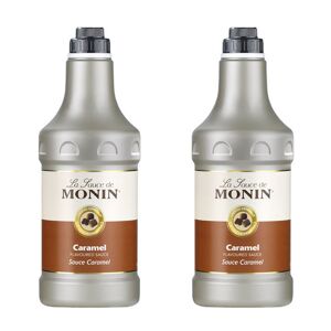Monin Lot de 2 Sauces Topping Monin - Caramel - 2 x 1.89 L - 189.0000 - Publicité