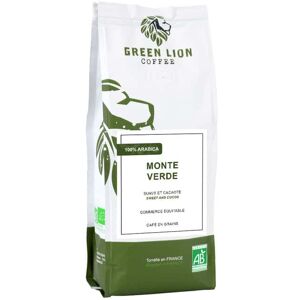 Green Lion Coffee 250 g Café en grain Monte Verde - GREEN LION COFFEE - Café Bio - Publicité