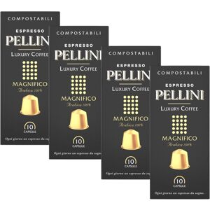 Café Pellini 40 capsules Magnifico- Nespresso® compatible - PELLINI - Sélection Rouge (Italien) - Publicité