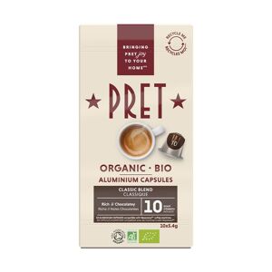Pret 10 Capsules compatibles Nespresso® - Classique bio- PRET - Sélection Verte (Bio) - Publicité