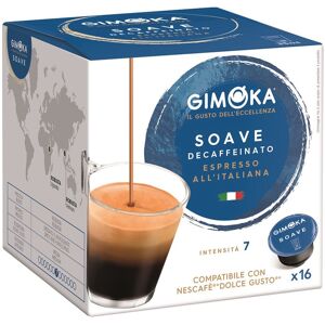 Gimoka - 16 Capsules compatibles Nescafe® Dolce Gusto® Espresso Soave Décaféiné - GIMOKA - Publicité