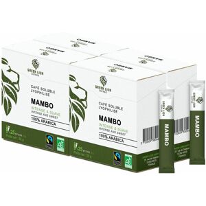 Green Lion Coffee - 100 sticks café soluble Mambo GREEN LION COFFEE - Publicité