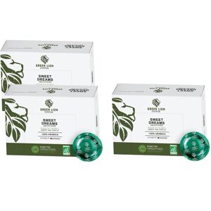 Green Lion Coffee - 150 dosettes (100 + 50 offertes) compatibles Nespresso® pro Sweet dreams Office Pads Bio - GREEN LION COFFEE - Publicité