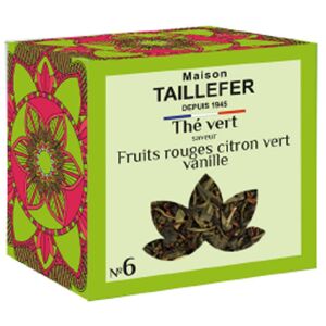 Maison Taillefer Thé Vert N°6 Fruit Rouge Citron Vert Vanille - 70g - Maison Taillefer - Publicité