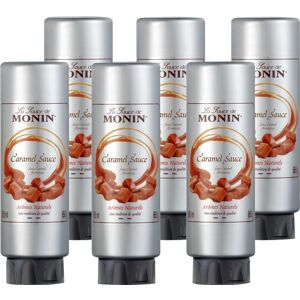 Monin Lot de 6 Sauces Topping Monin - Caramel - 6 x 500 ml - 50.0000 - Publicité