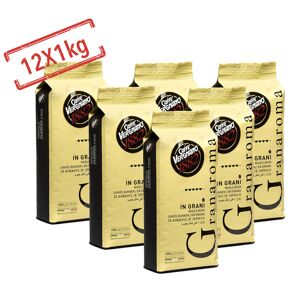 Caffè Vergnano - 12x1kg Café en grains Gran Aroma - CAFFE VERGNANO - Publicité