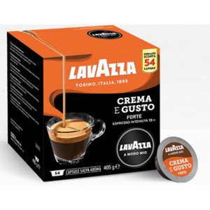 Mitac 216 Capsules De Café Lavazza Crema E Gusto Forte  Original