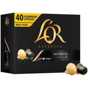 Nespresso 400 Capsules L' Or Espresso Ristretto Compatible Nespresso   Aluminium