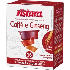 Ristora 16 Gélules De Ginseng Compatibles Avec Lavazza A Modo Mio