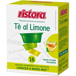 Ristora 16 Capsules De Thé Au Citron Compatibles Avec Lavazza A Modo Mio