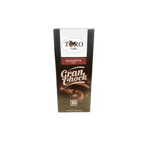 Toro 30 enveloppes de chocolat noir GranChock, dense et cremeux