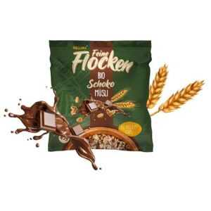 HELLMA Muesli au chocolat bio, en sachet portion de 25 g - Publicité